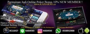 Poker online dengan bonus melimpah